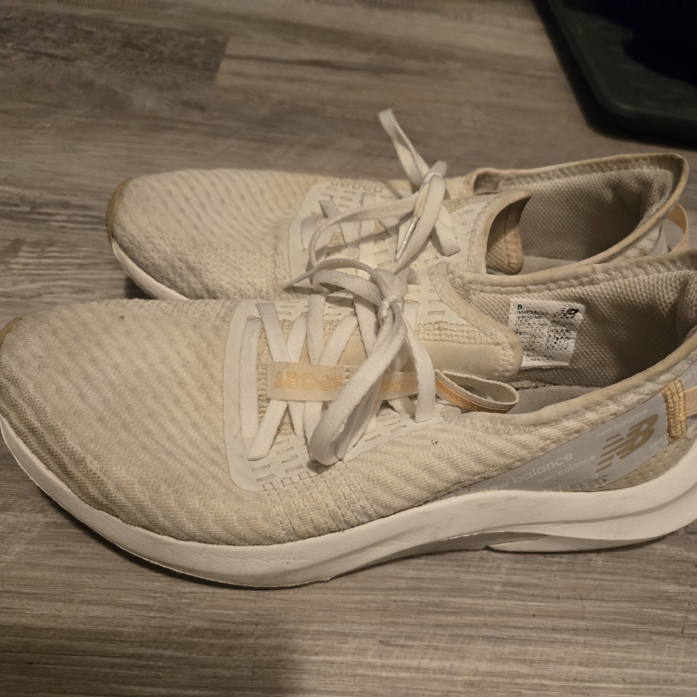 New Balance White Running Shoes